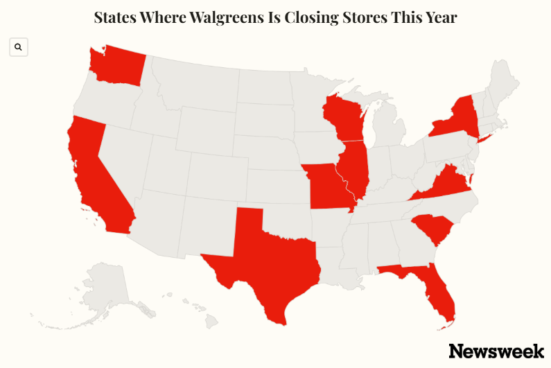 Walgreens Stores Closing: Full List of Locations Set to Shutter This Year
