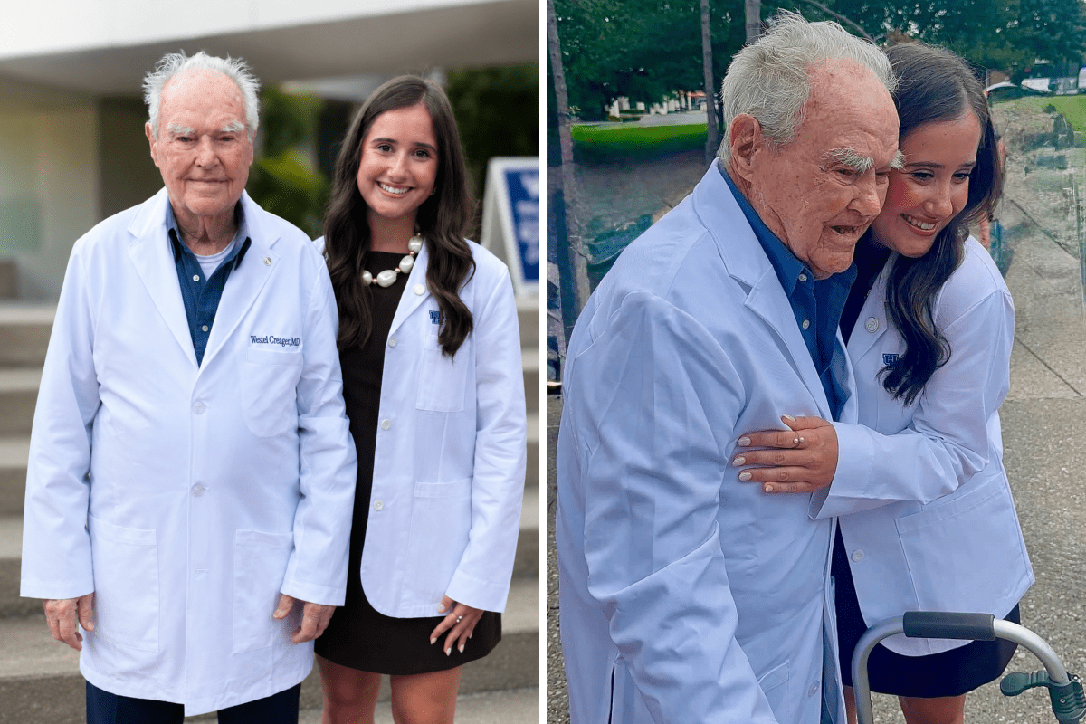 Woman Graduates From Great Grandad’s Medical School, Reaction Is Everything
