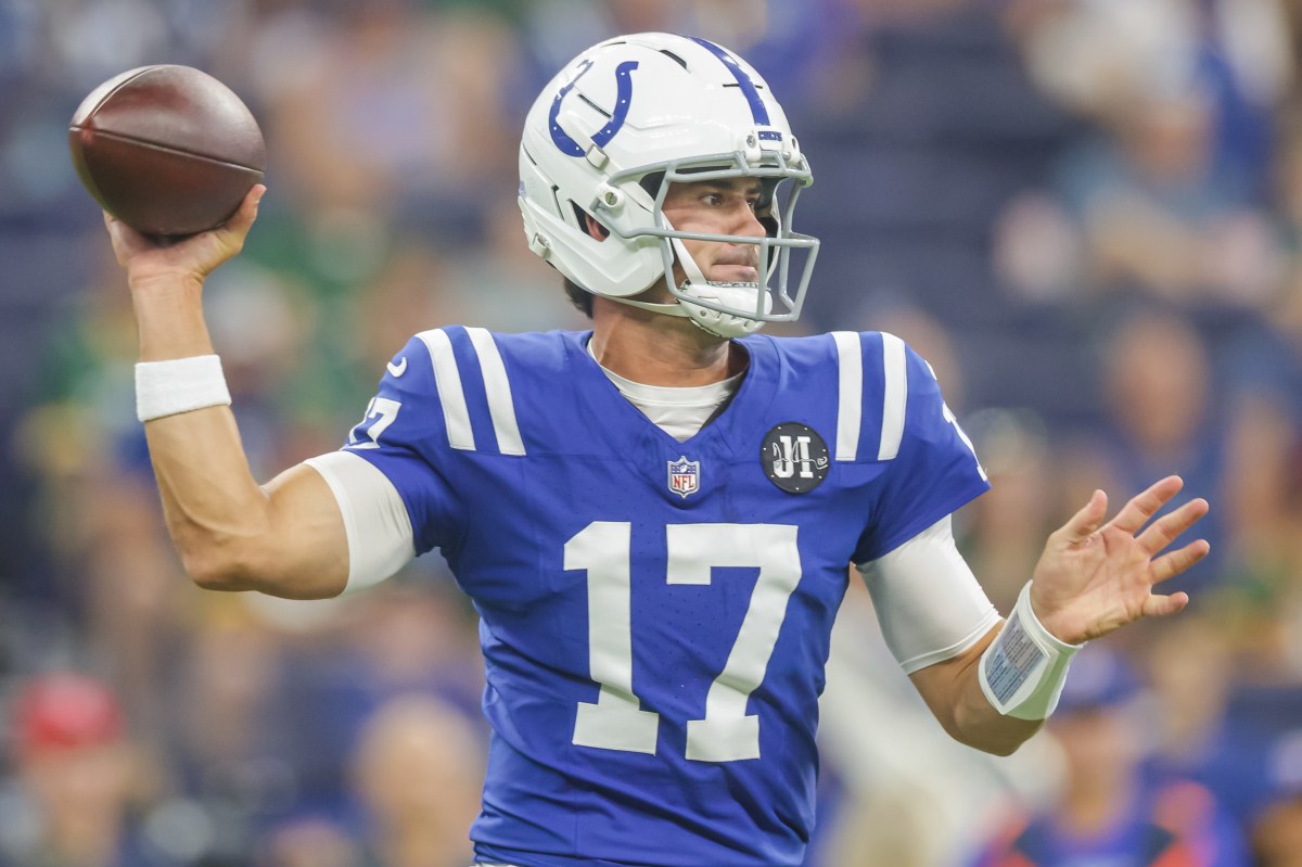 Colts Say QB is Back 'Like He Never Got Hurt'