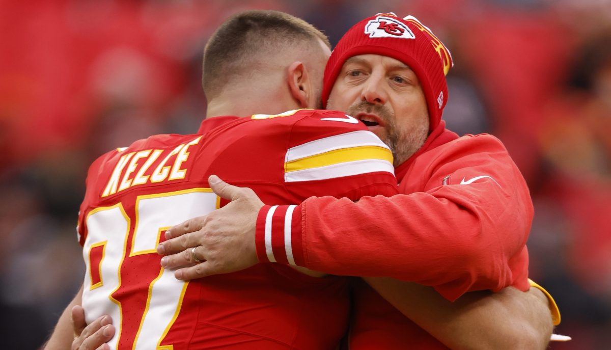 Ex-Chiefs OC Matt Nagy Catches Strays from TE Travis Kelce