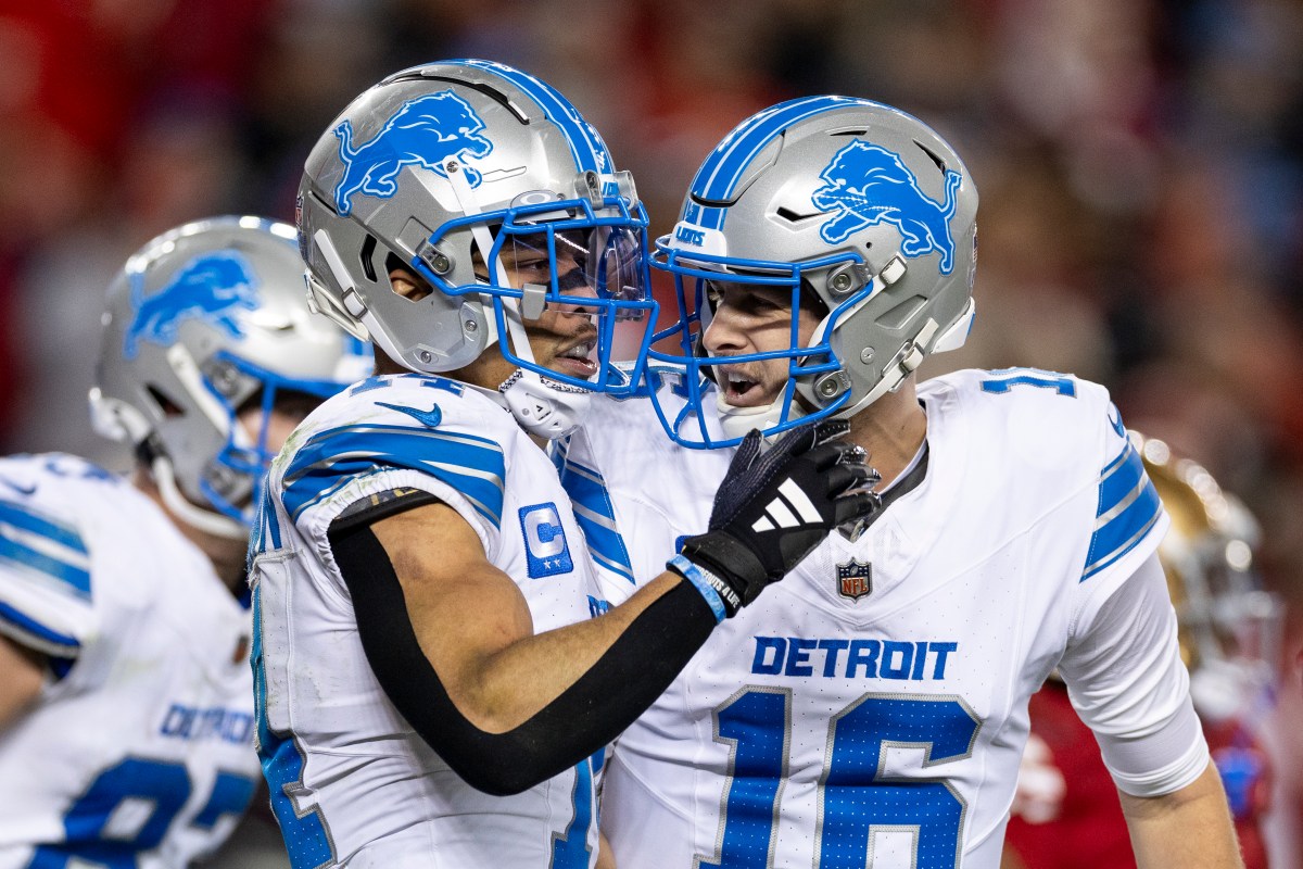Lions Coach Reveals What Makes Jared Goff, Amon-Ra St. Brown So Dangerous
