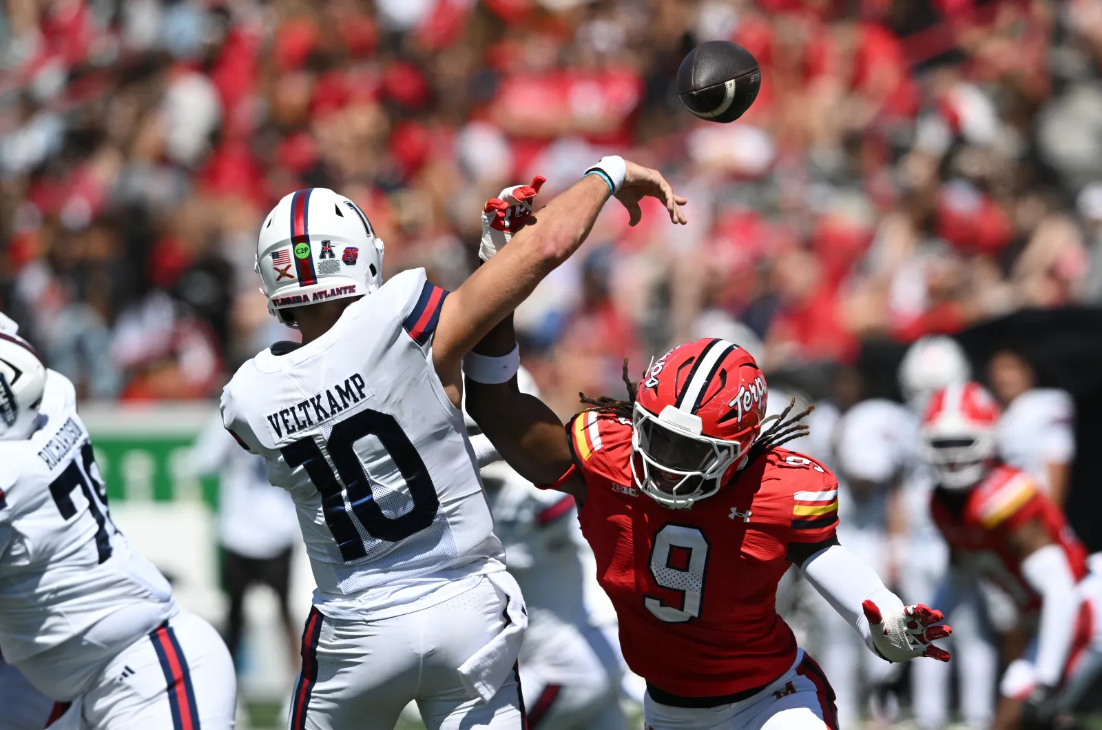 Zahir Mathis #9 of the Maryland Terrapins