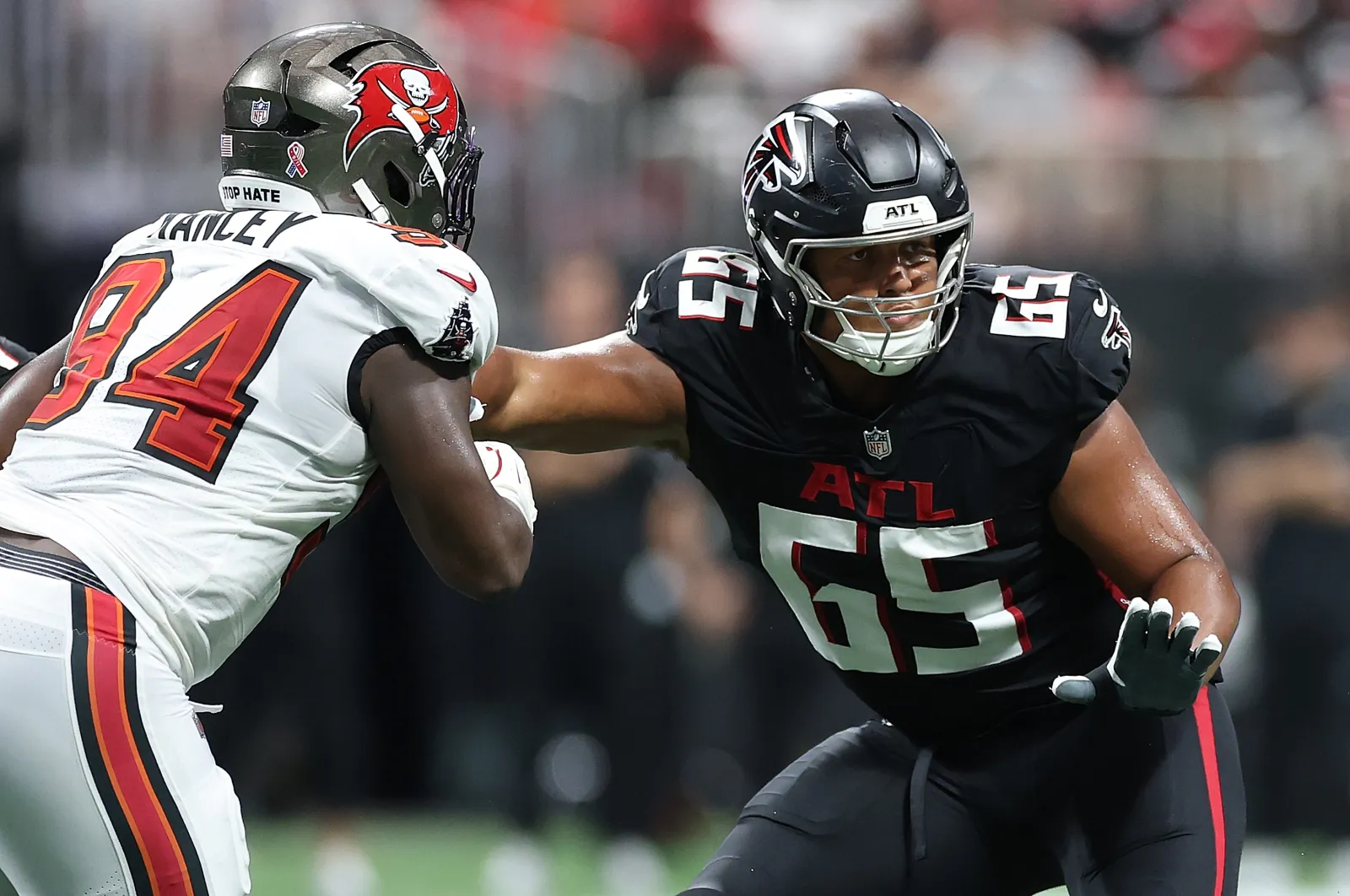 Matthew Bergeron guard Atlanta Falcons