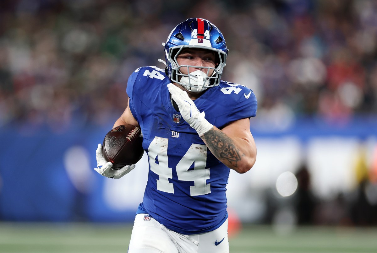 Giants RB Cam Skattebo Hints at Play Style Change in 2026