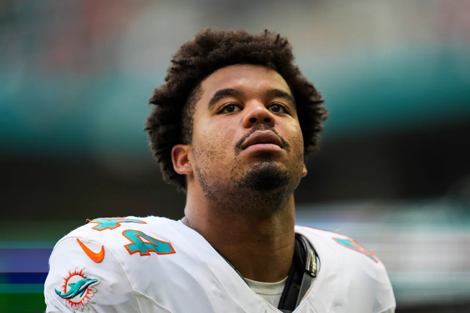 Chop Robinson of the Miami Dolphins.