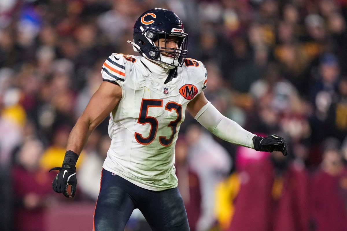 Bears Get Key Linebacker Back, But Two More Are Still Missing