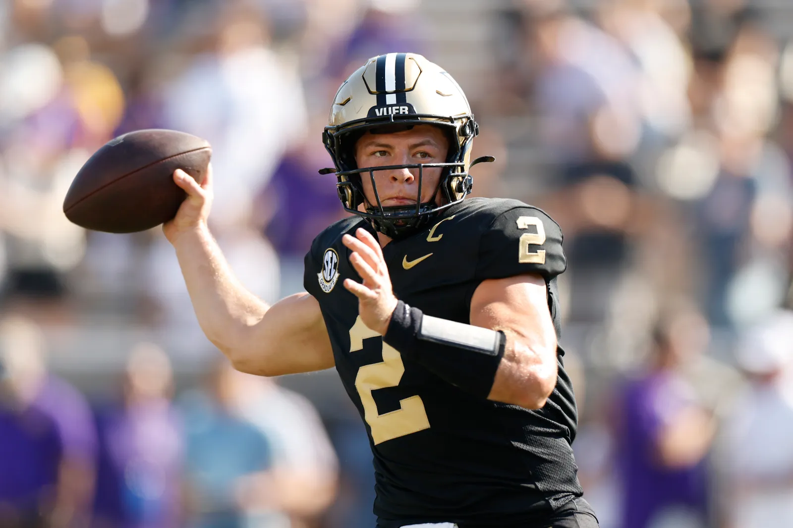 Vanderbilt Commodores QB Diego Pavia.