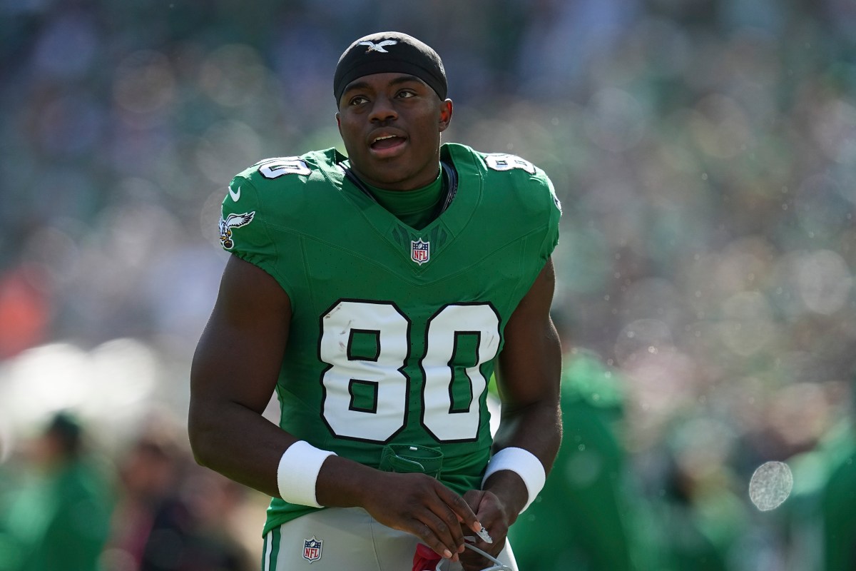 Eagles' Breakout Camp Star Is a Wide Receiver — But It's Not Dontayvion Wicks