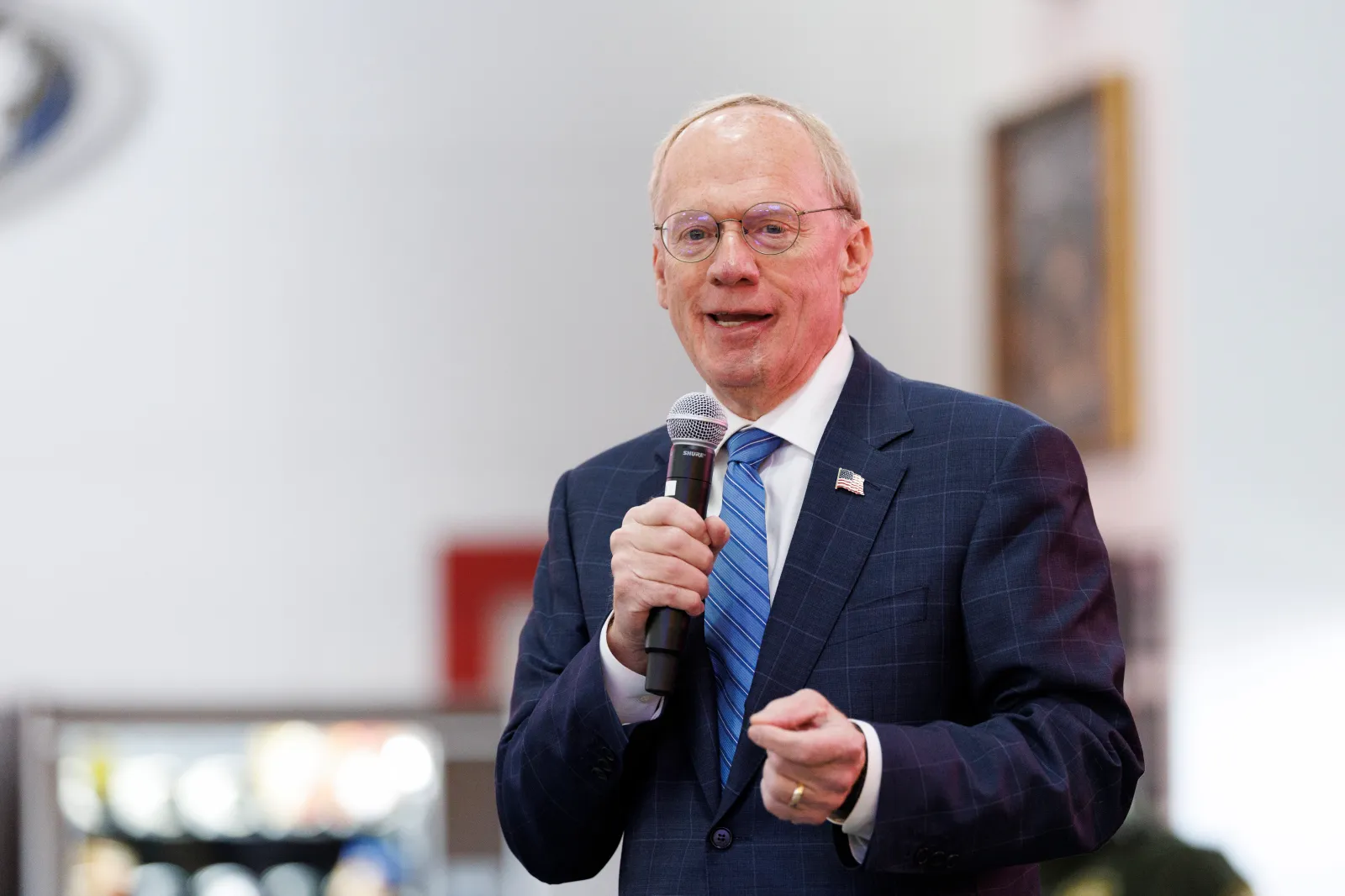 Representative John Rose speaks during a "get out the vote" event held in support of Republican congressional candidate Matt Van Epps on December 1 in Franklin, Tennessee. (Photo by Brett Carlsen/Getty Images)