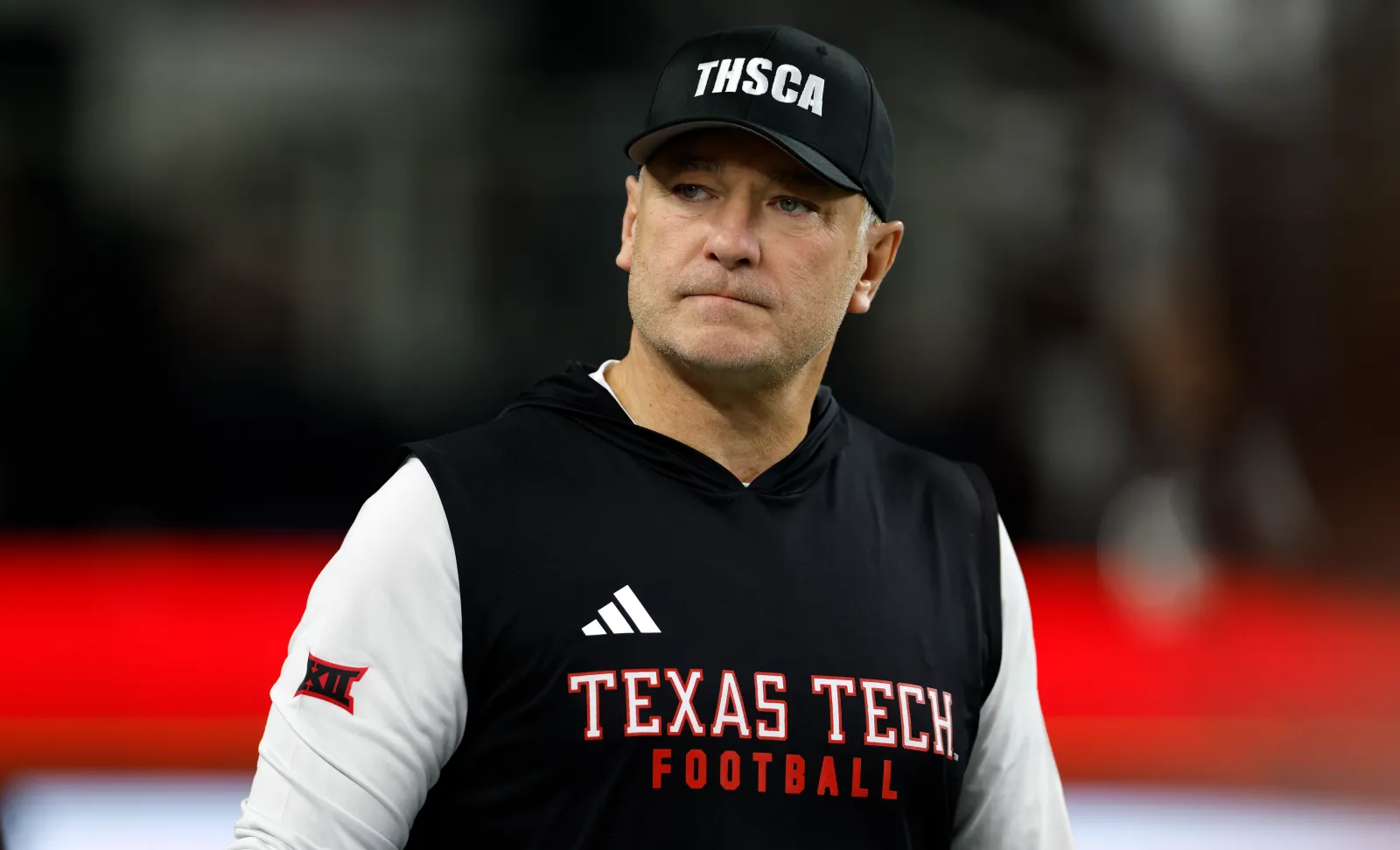 Texas Tech head coach Joey McGuire