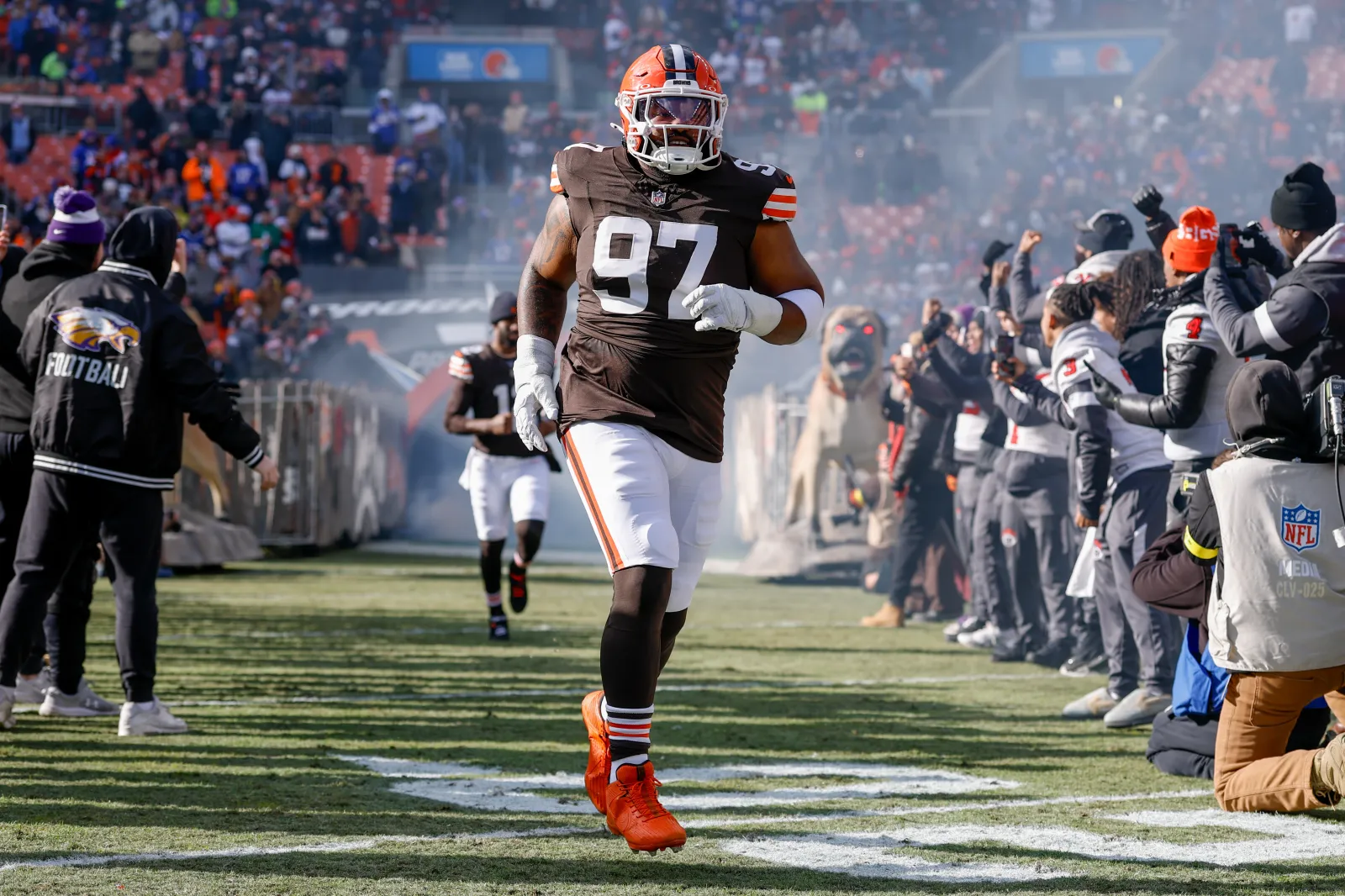 Maurice Hurst II #97 of the Cleveland Browns
