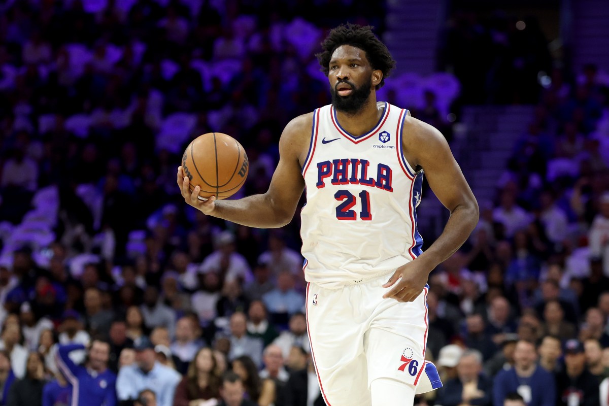 Joel Embiid Draws Attention in 76ers Workout Photos With VJ Edgecombe