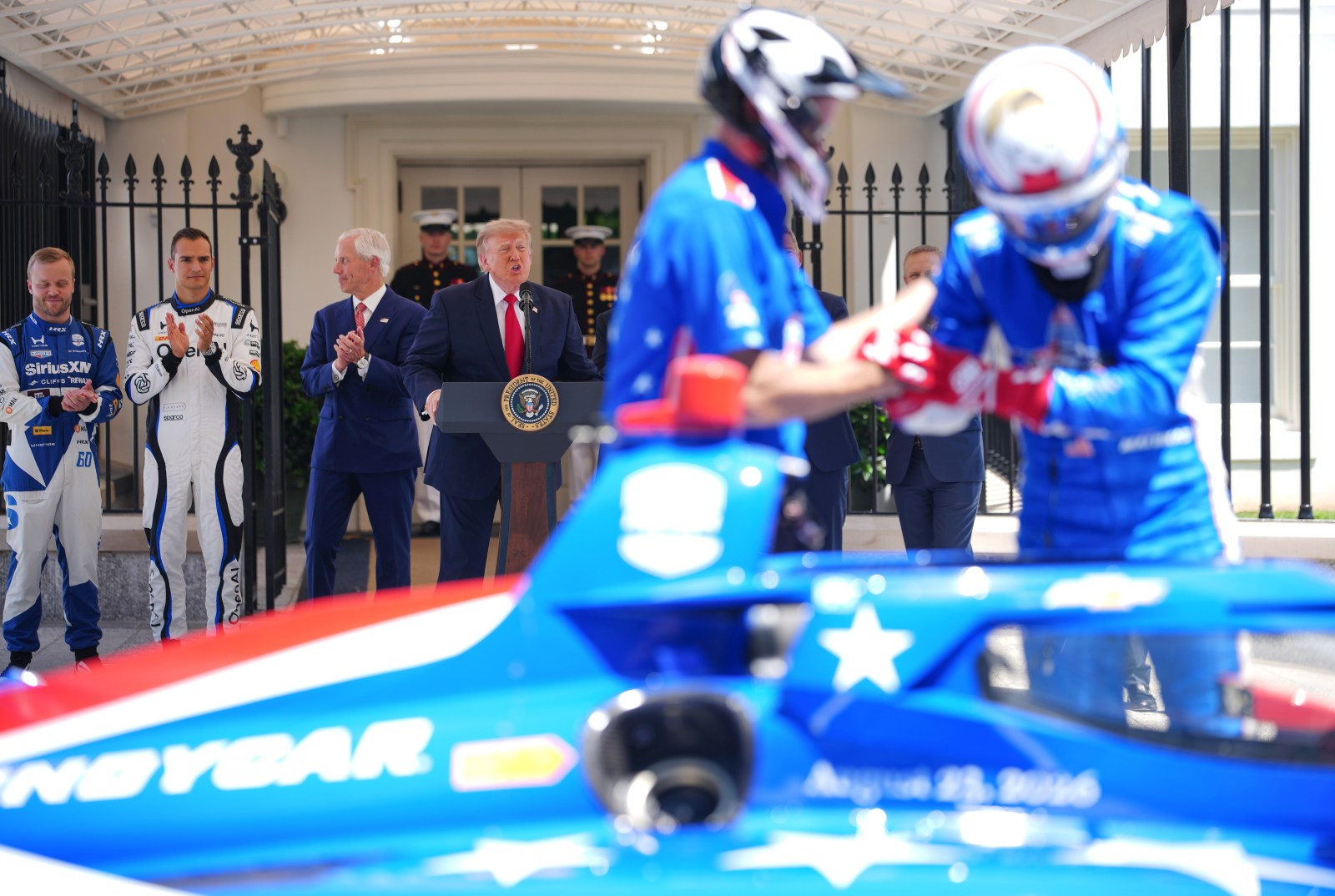 newsweek.com - Newsweek Editors - At Trump's Freedom 250 Grand Prix, two Americas collide. Or do they?