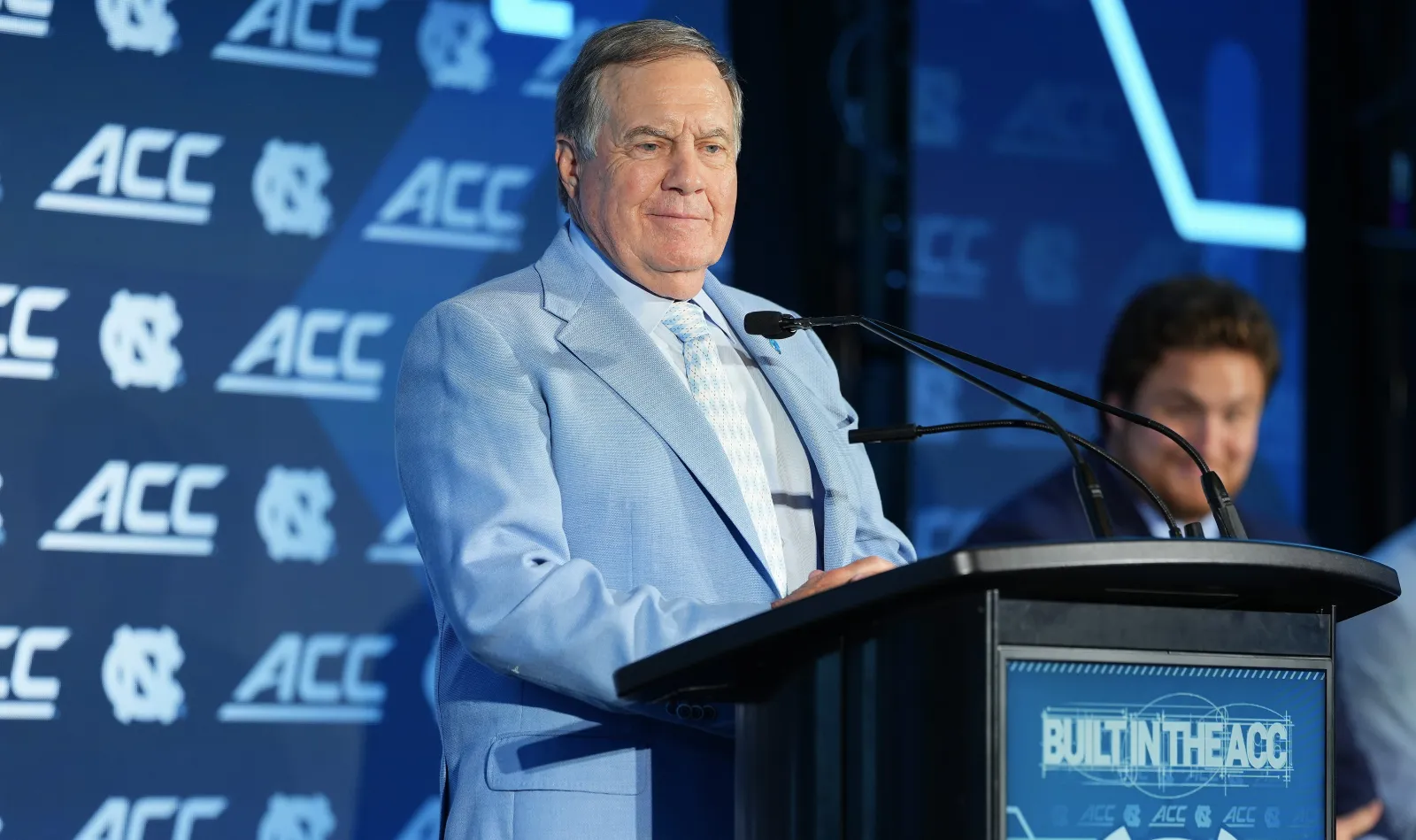 North Carolina head coach Bill Belichick