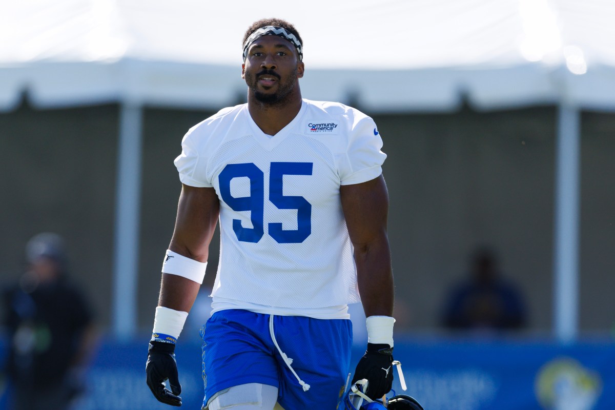 Rams' Sean McVay Gives Update on Myles Garrett