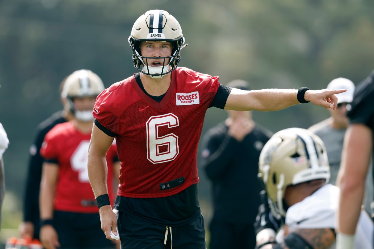 Kellen Moore Makes Call on Tyler Shough, Saints Starters for Preseason Opener