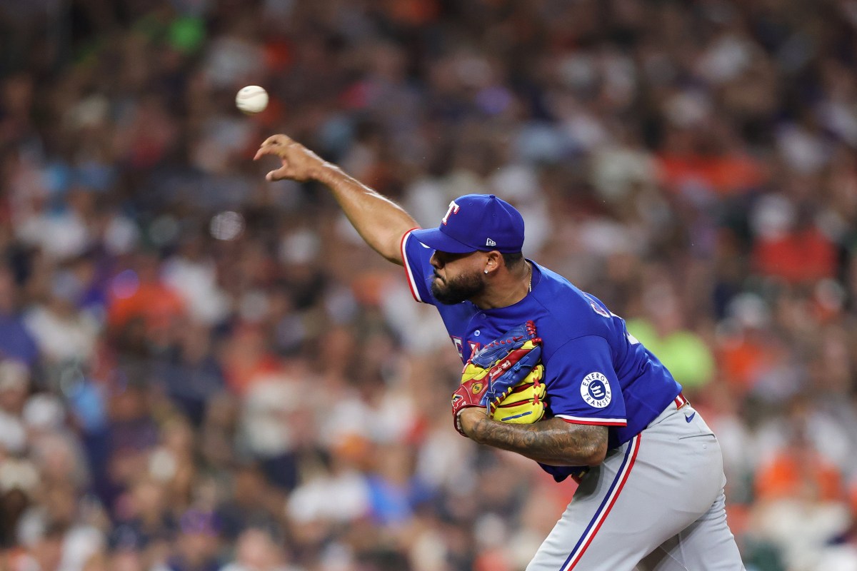 Rangers Designate Relief Pitcher for Assignment