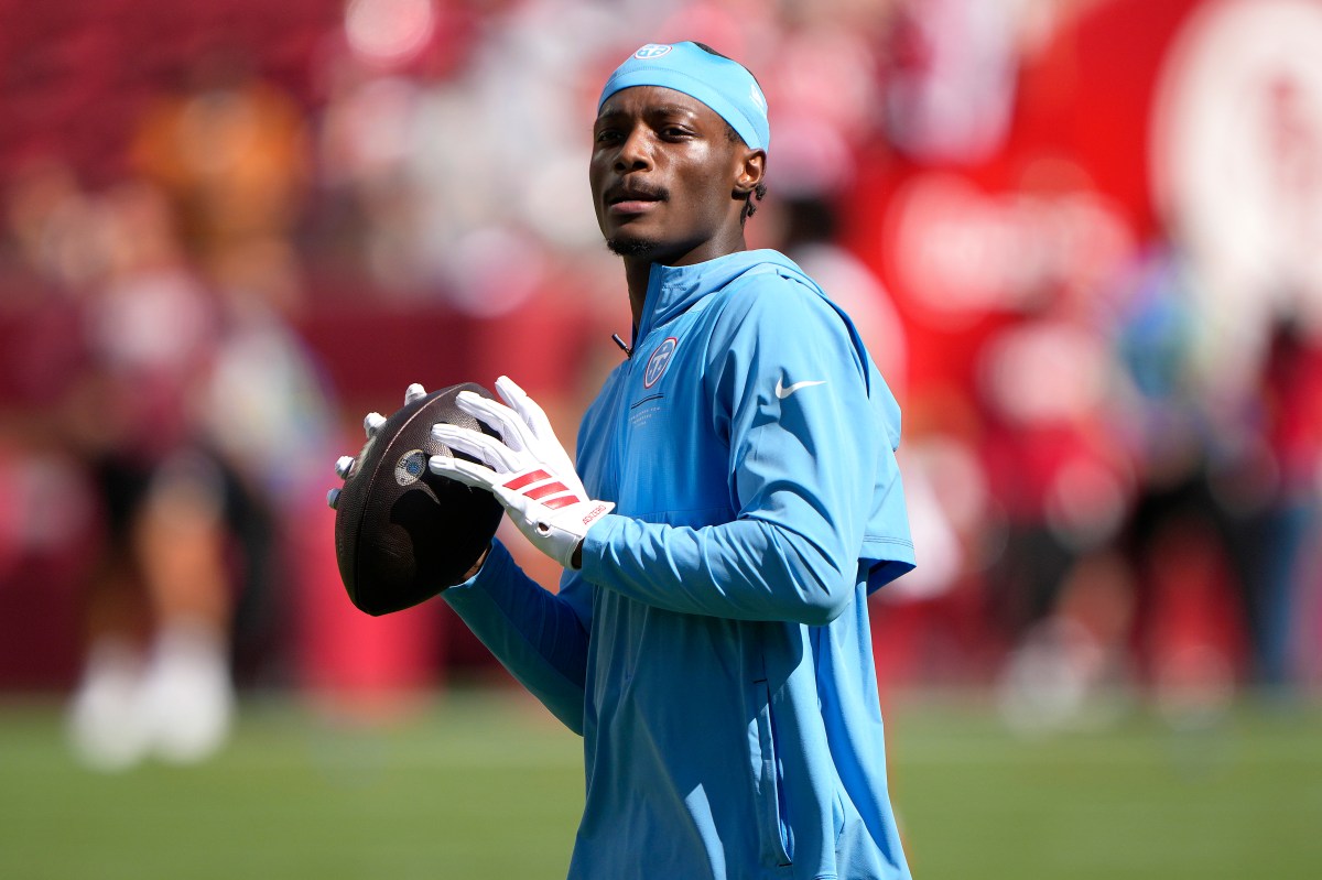 Titans QB Cam Ward Can't Stop Raving About Rookie WR Carnell Tate
