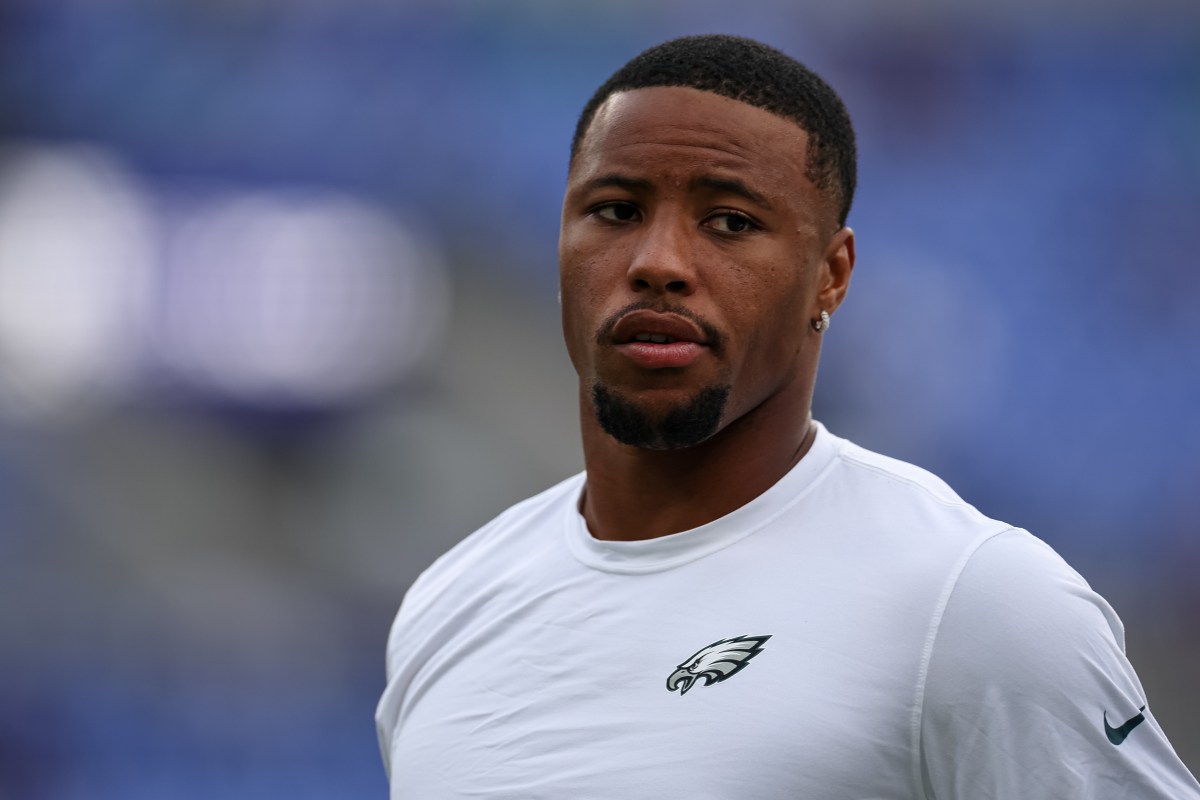 Eagles' Saquon Barkley Reacts to No Longer Being NFL's Highest-Paid RB