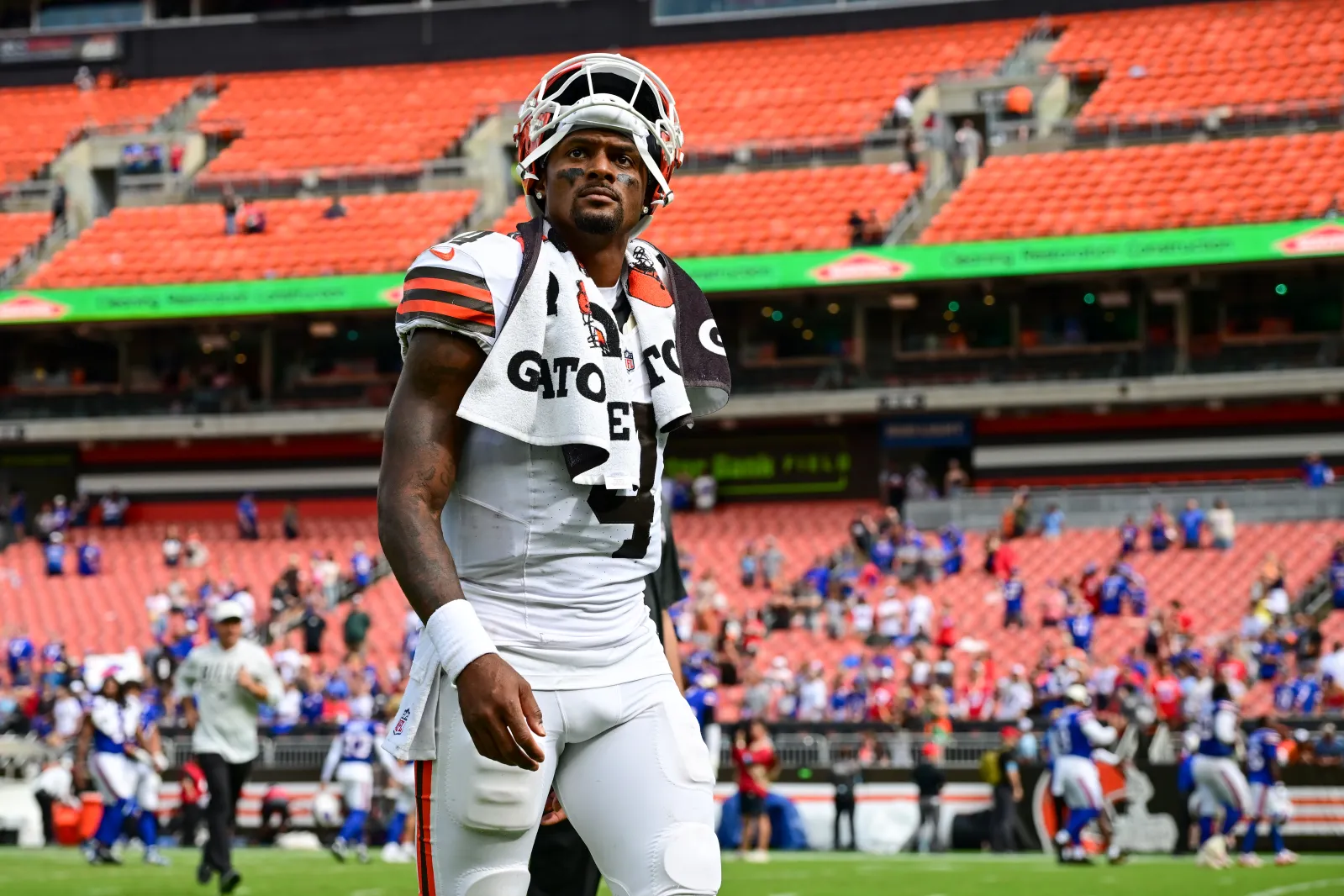 Deshaun Watson at Cleveland Browns preseason game against Buffalo Bills