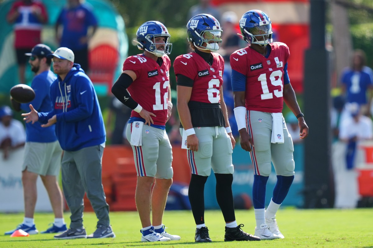Jameis Winston Gets Hit in Massive Brawl at Dolphins-Giants Joint Practice