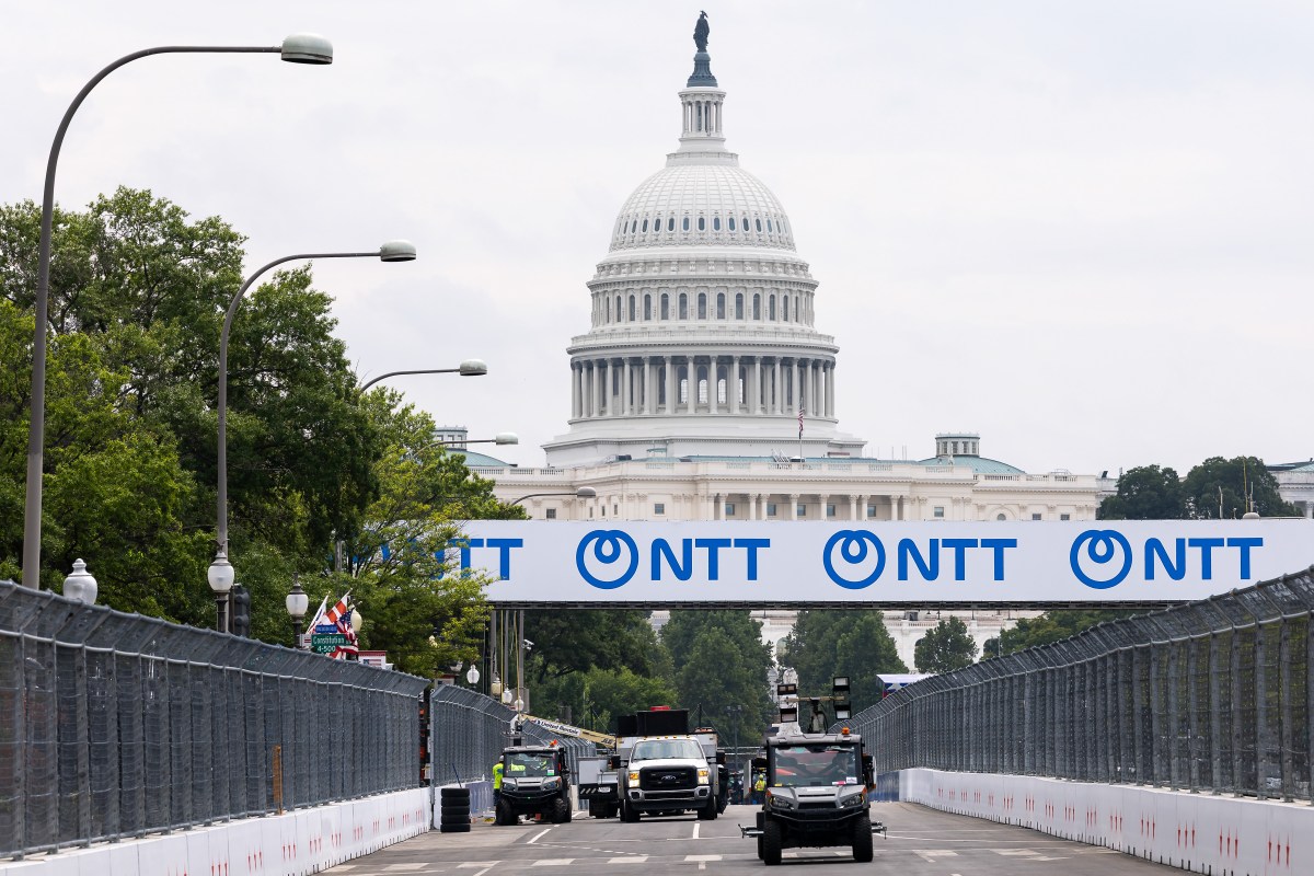 Map Shows DC Freedom 250 Grand Prix Route, Closed Roads and Sites Impacted