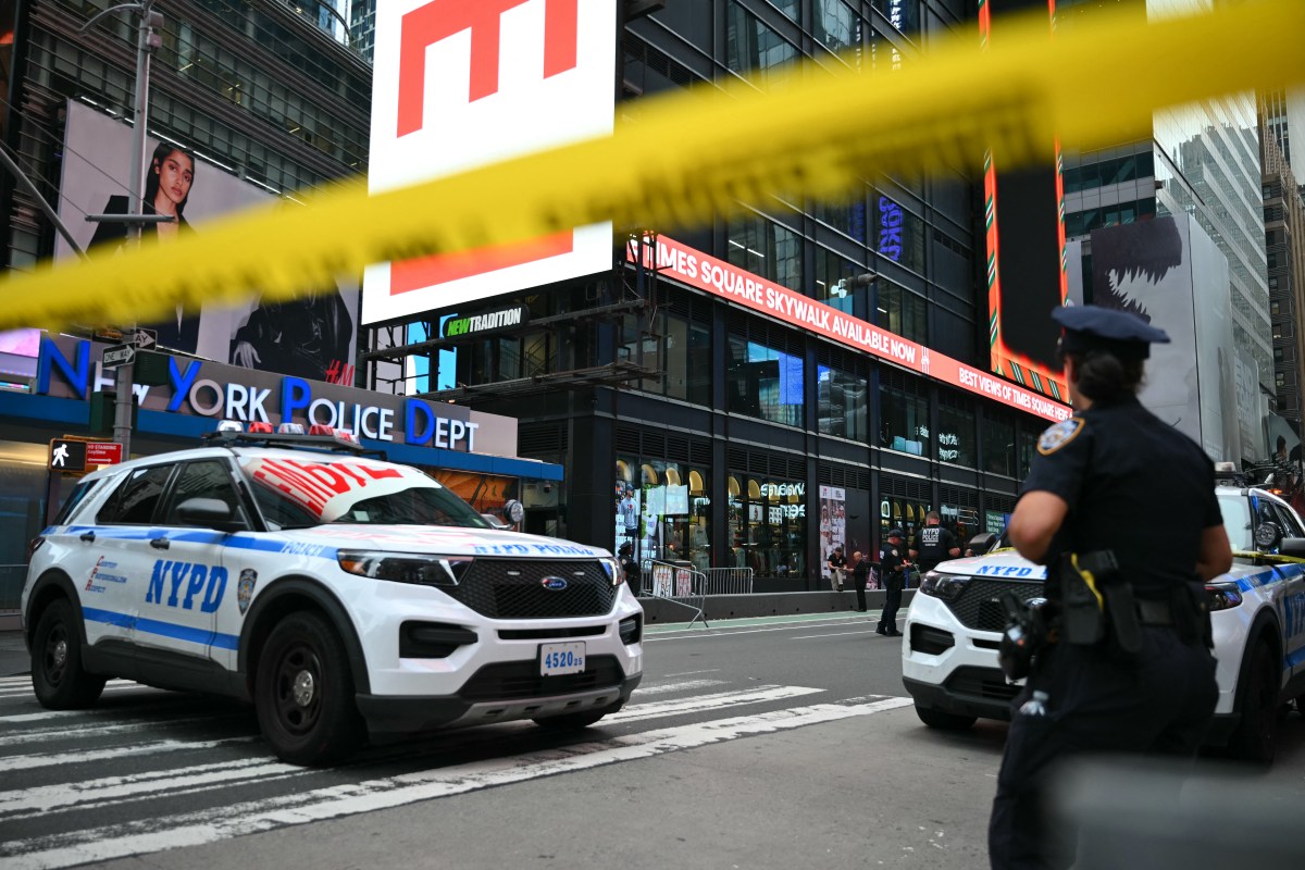 Times Square Shooting: Official Says Suspect Shot Was & 039;Wielding Knives& 039;