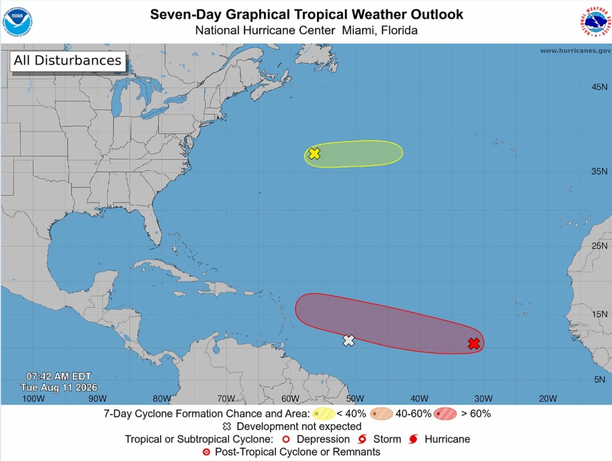 Four Potential Tropical Storms Forming This Week: Maps, Paths and Warnings