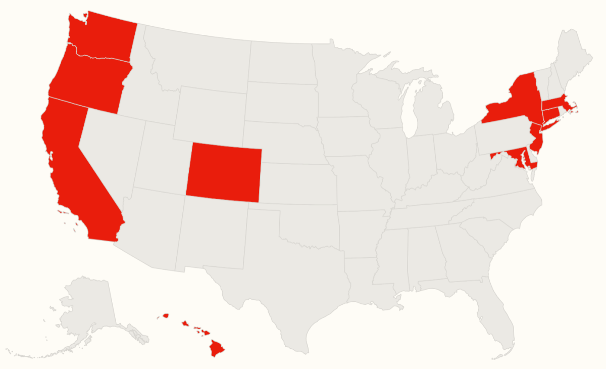 Map Shows States Where It's Hardest to Survive on $120,000 Per Year