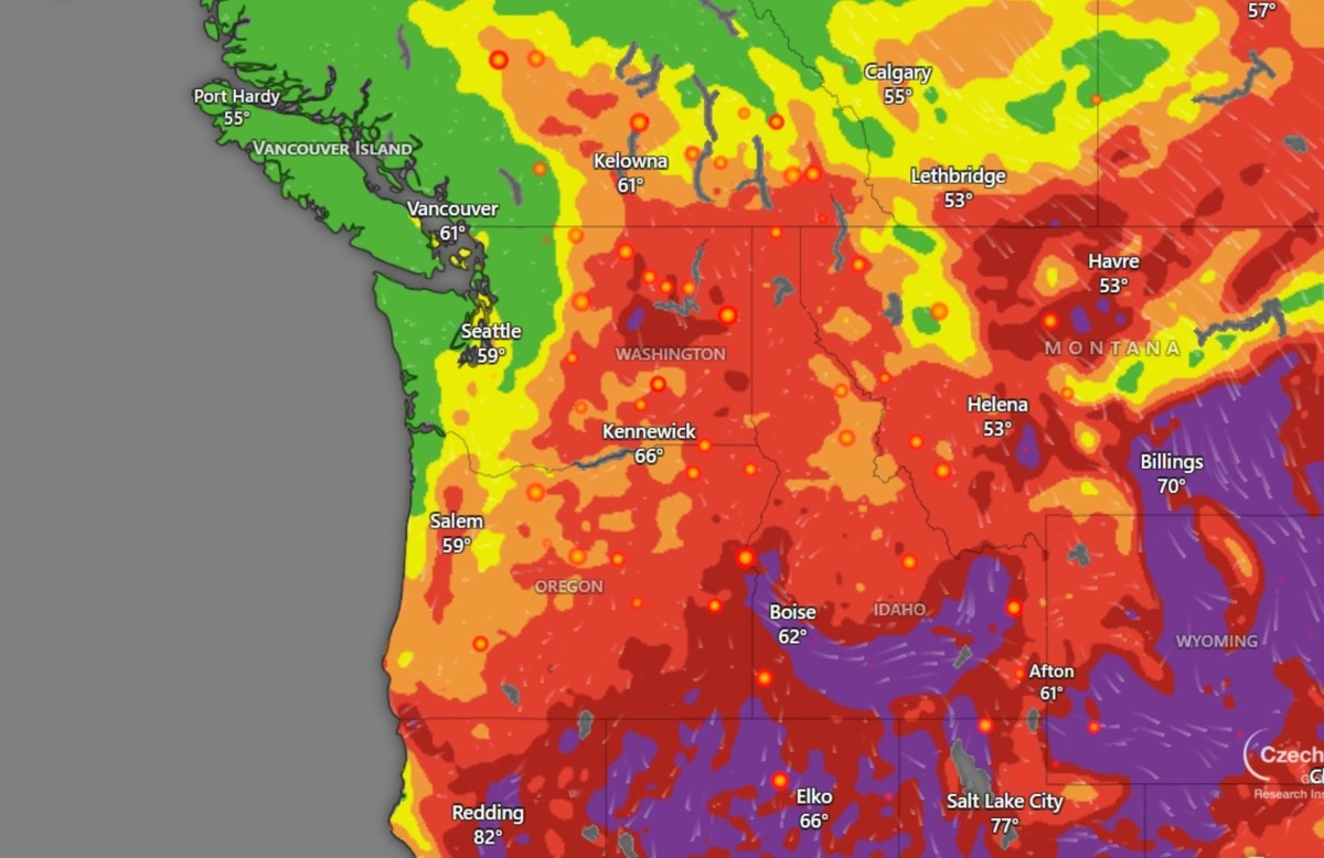 Spokane Fire Live Tracker Maps as Blaze Compared to Palisades Fire