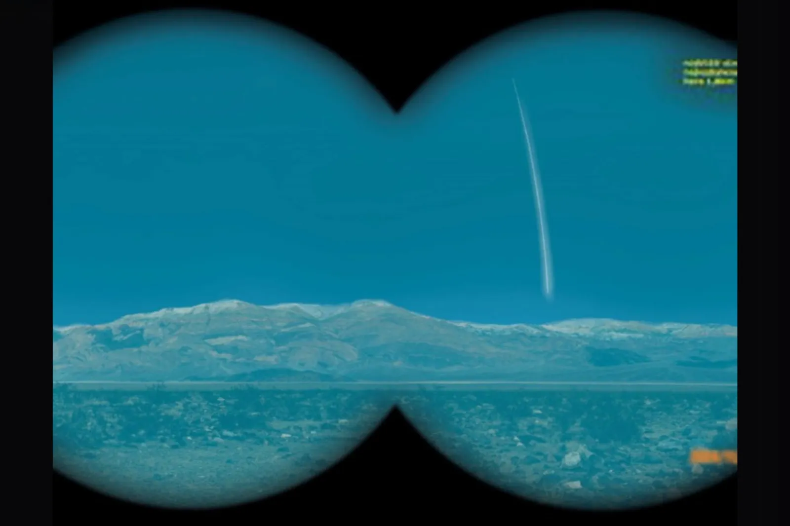 This image is an artistic interpretation of a reported incident potentially involving unidentified anomalous phenomena (UAP) in the western United States in 2026.