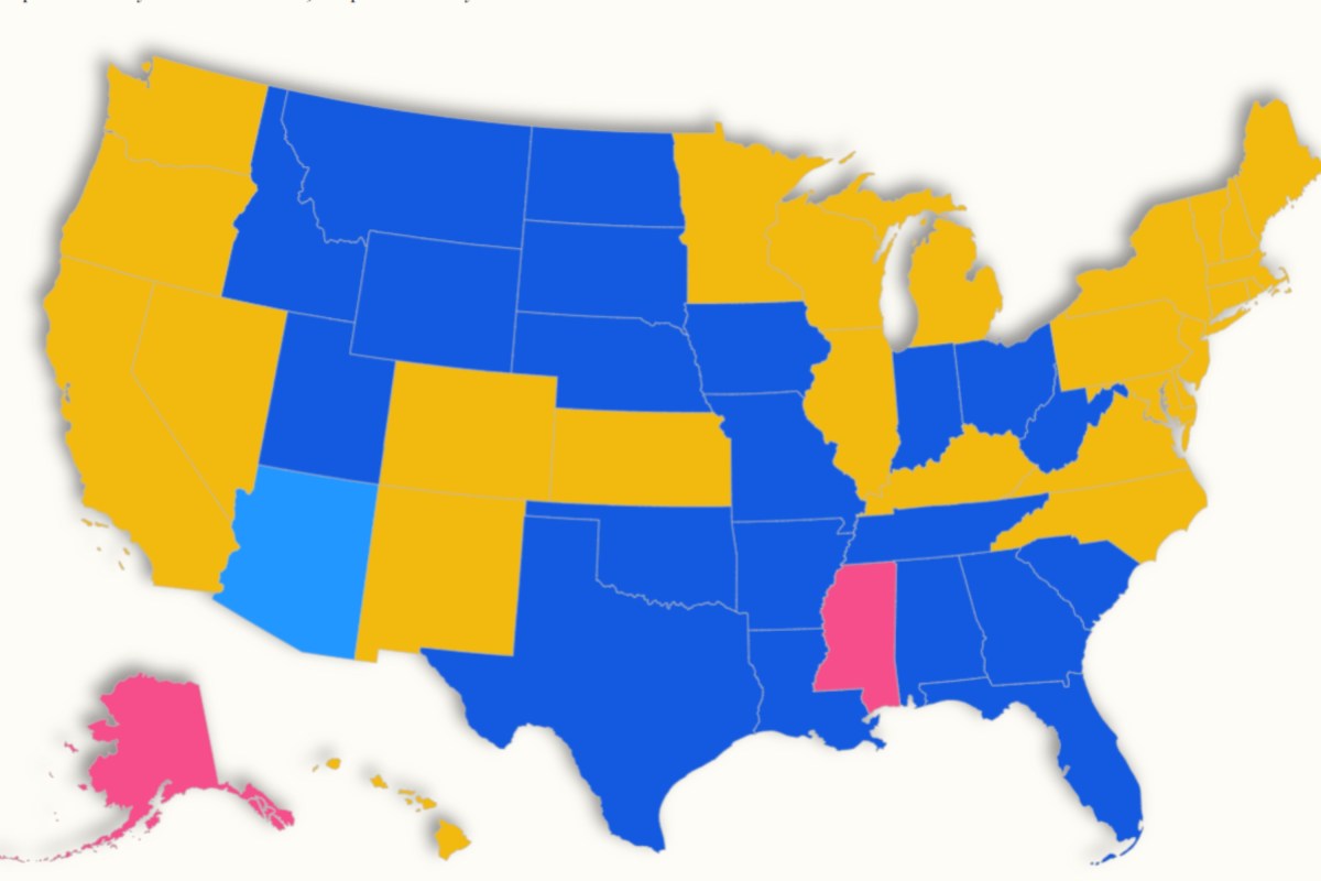 Map Shows States That Could Defy Trump& 039;s New Vaccine Order Map Shows States That Could Defy Trump& 039;s New Vaccine Order