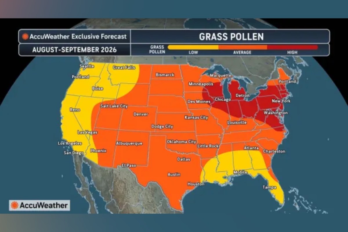 Map Reveals Regions To Be Worst-Hit by Fall Allergy Season