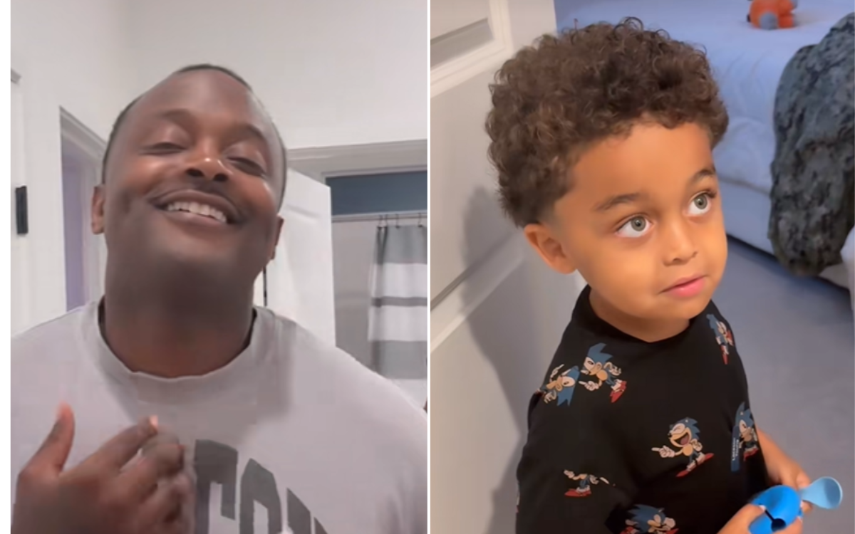 Navy Dad Has To Shave Beard Off–4-Year-Old Son Was Not Prepared For Results