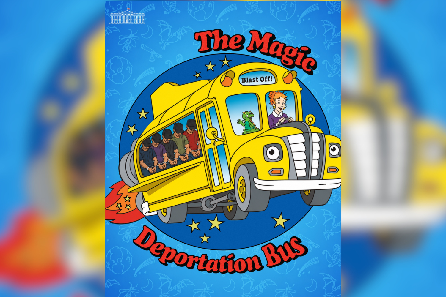 newsweek.com - Alice Gibbs - Outrage as White House uses 'Magic School Bus' cartoon for deportation post