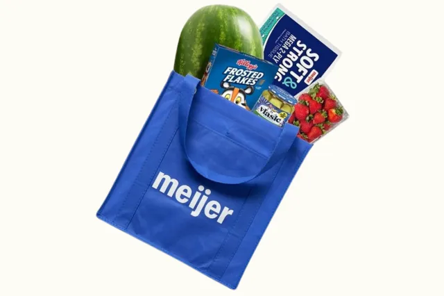 A picture of the Meijer groceries included in price reductions.