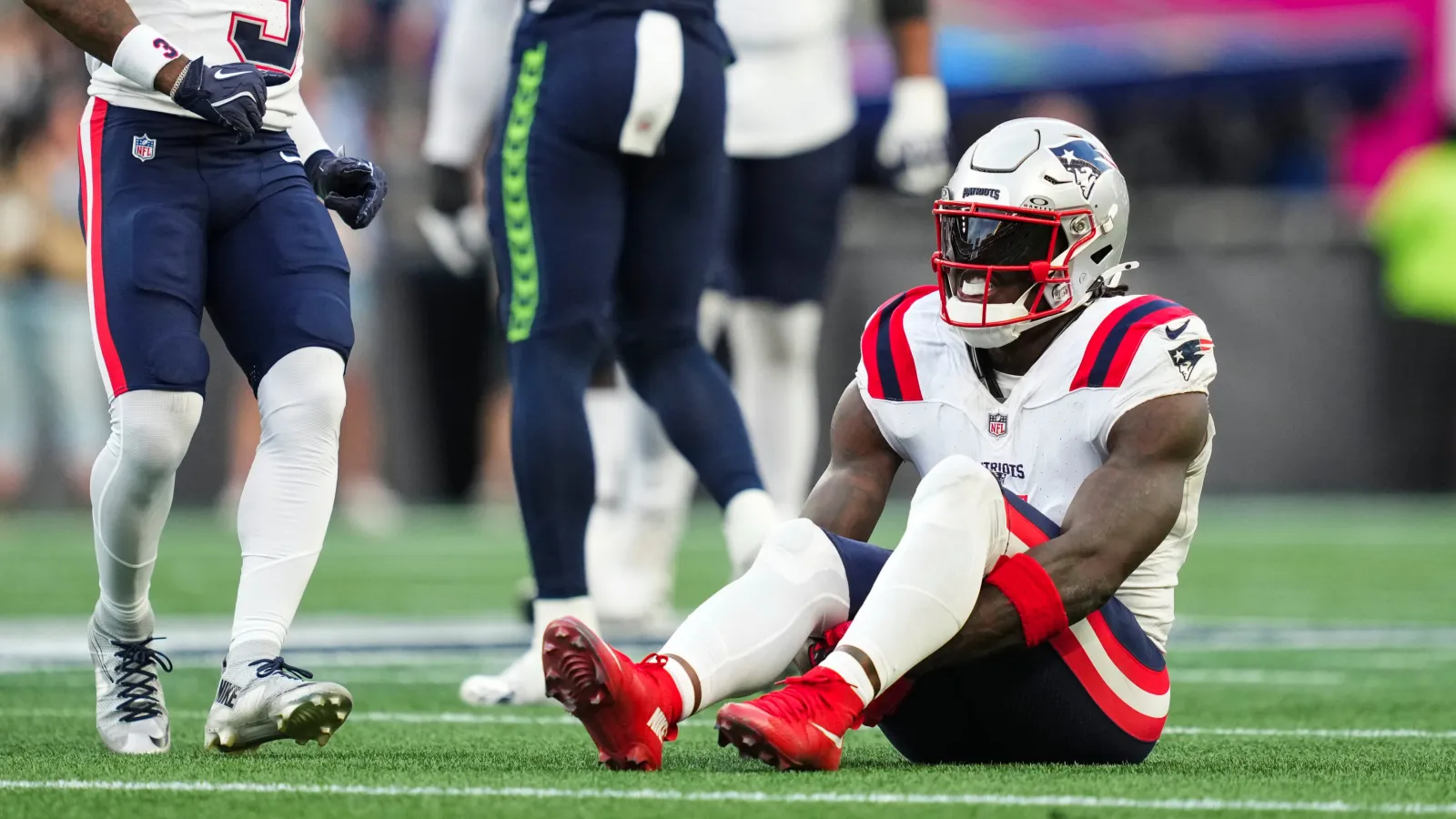 A.J. Brown #1 of the New England Patriots