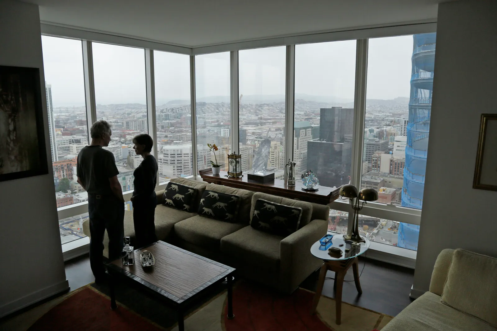 San Francisco's Millennium Tower, a leaning skyscraper that has drawn attention to HOA and building safety concerns