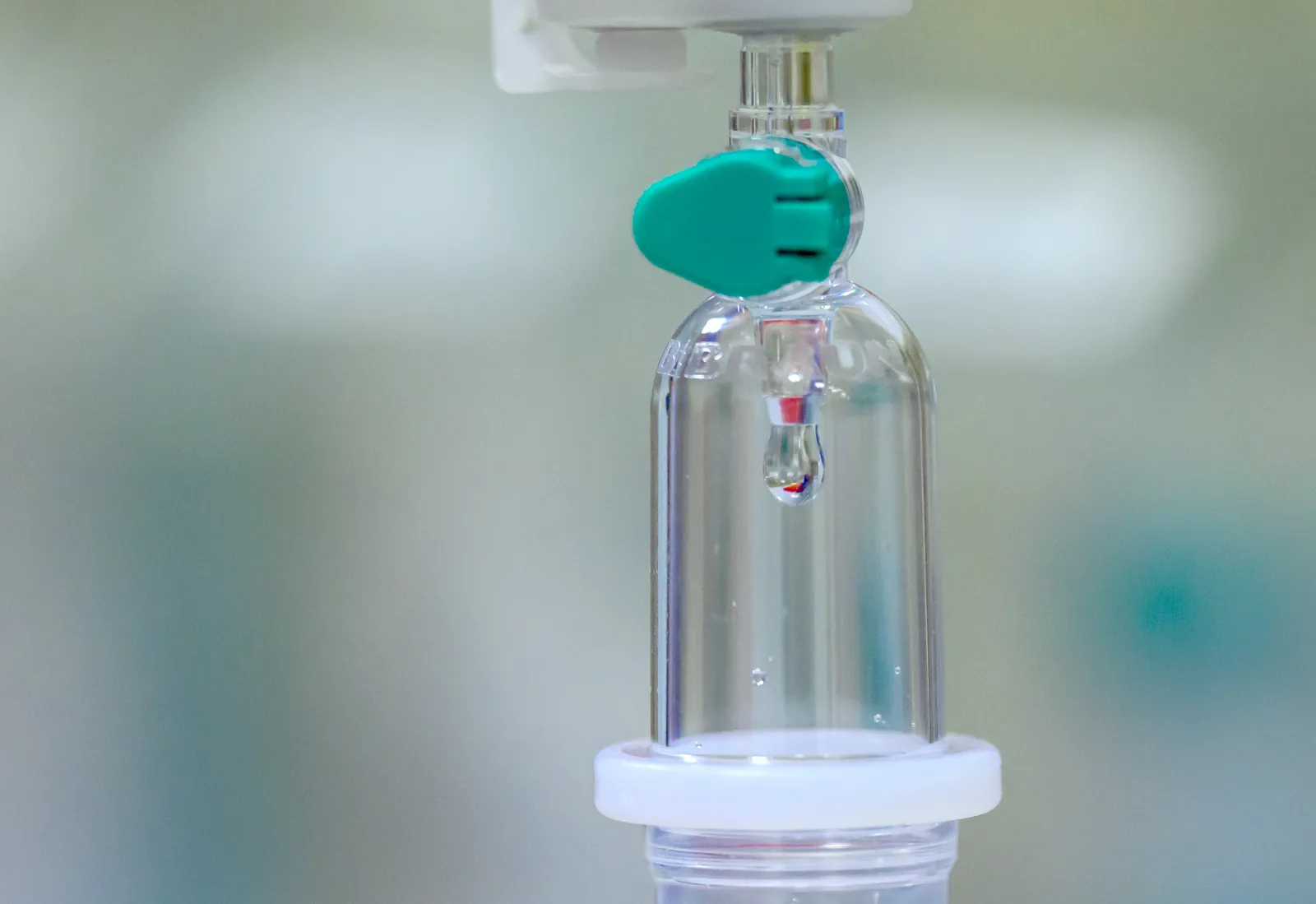 A prepared IV drip is hanging at the DRK Hospital in Chemnitz, Saxony, on April 9. | Hendrik Schmidt/picture-alliance/dpa/AP Images
