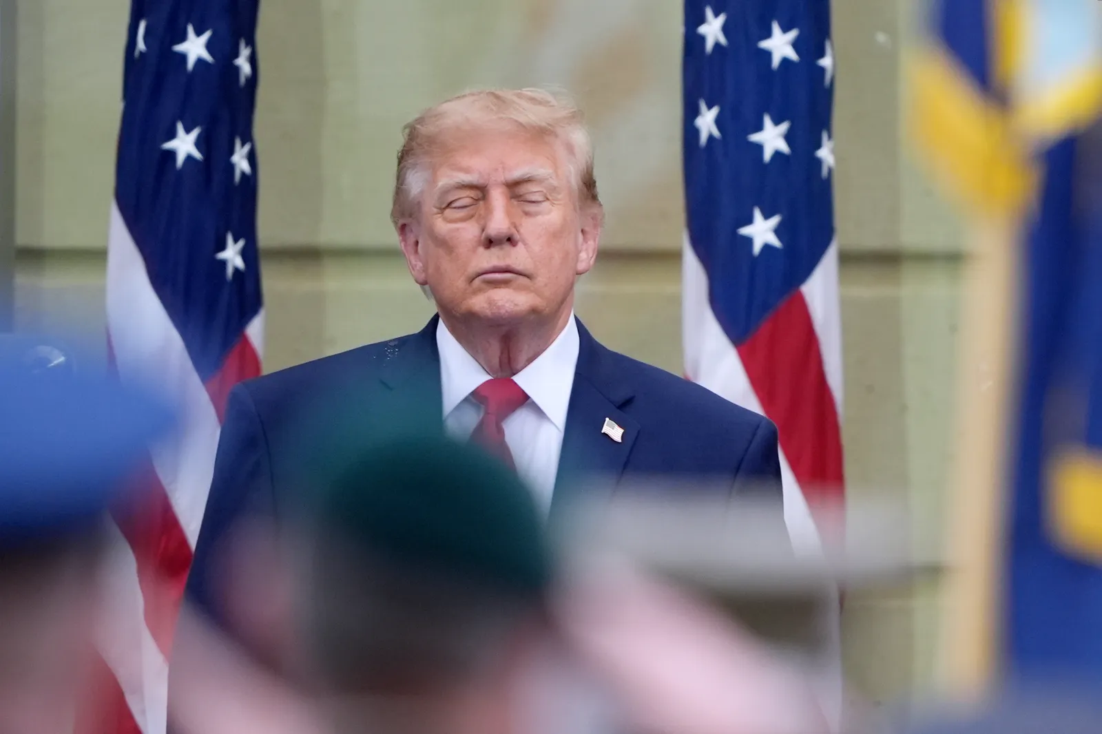 President Donald Trump attends a ceremony to commemorate the 25th anniversary of the 9/11 attacks at the Pentagon, on September 11, 2026, in Washington. (AP Photo/Manuel Balce Ceneta)