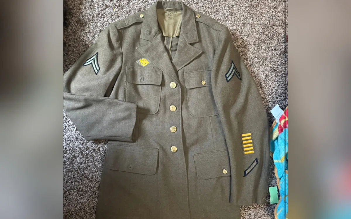 The coat that Zuleika King Rivera found.