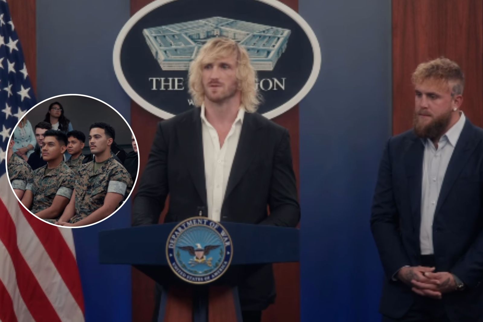 Jake and Logan Paul Give Speech at Pentagon: What They Said