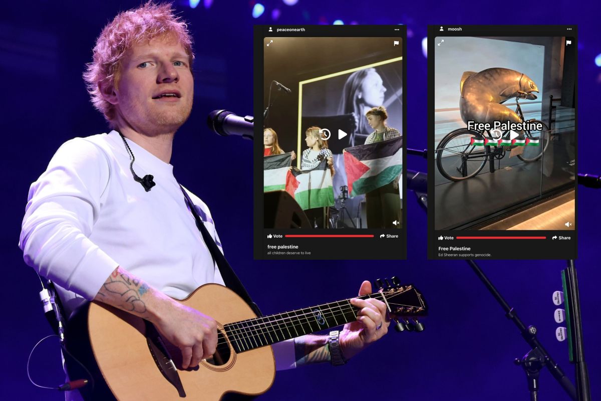 Competition to Open for Ed Sheeran Removes Pro-Palestinian Entries