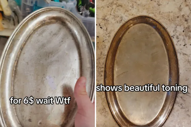 Vintage sterling silver platter