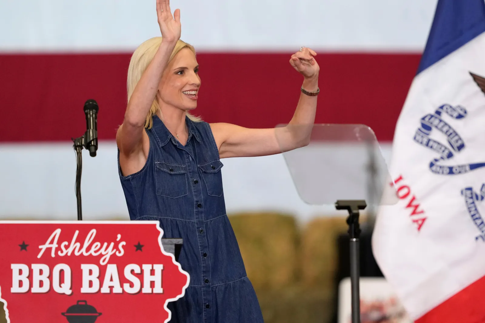 Ashley Hinson at the Horizon Events Center in Clive, Iowa, on August 29, 2026.