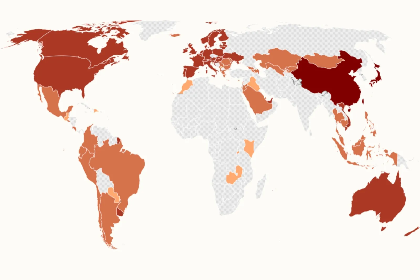 Image for article: Map Shows Which Countries Outscore US in Reading and Math