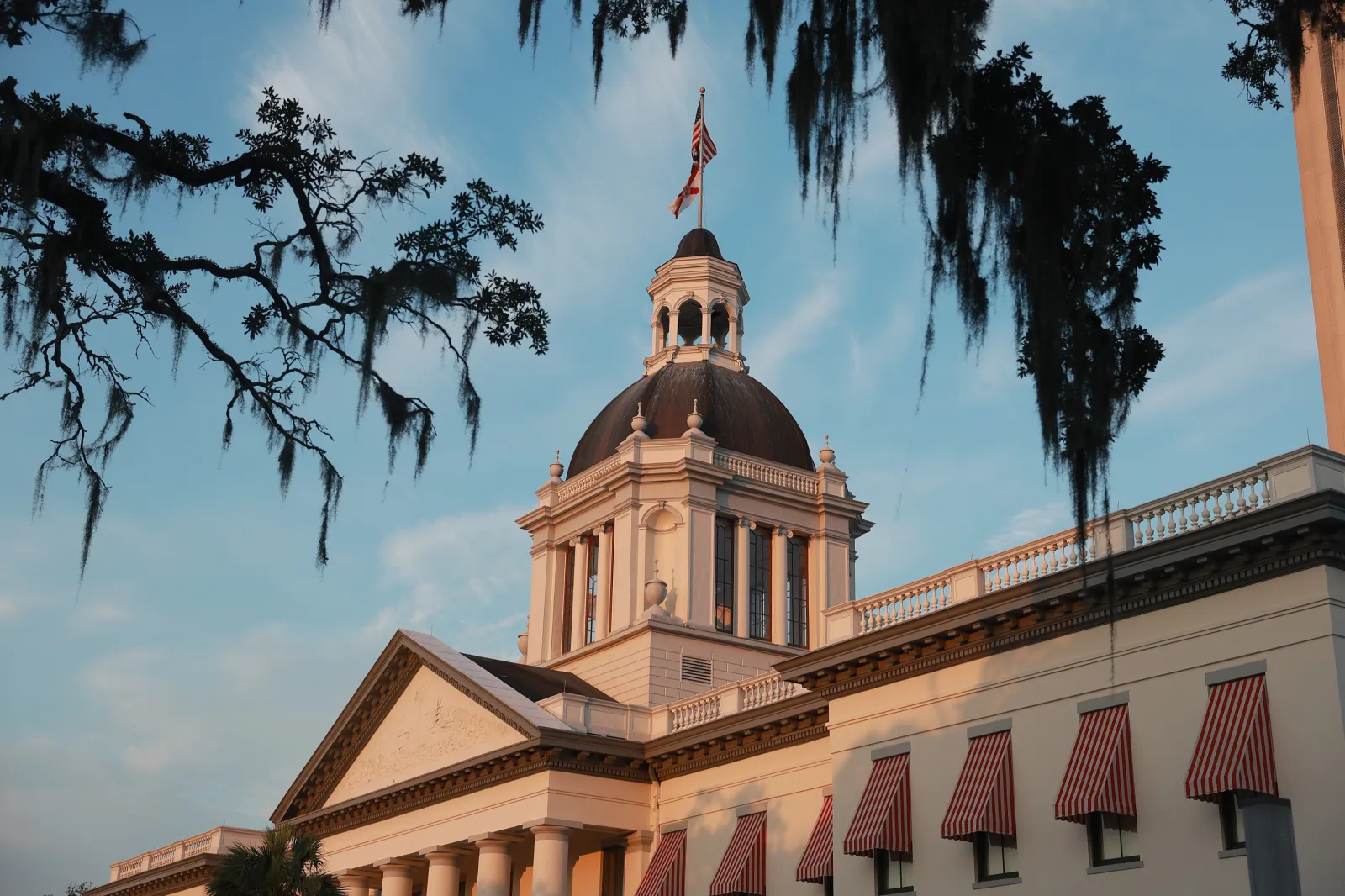 The Florida Historic Capitol is pictured on July 26, 2023, in Tallahassee.