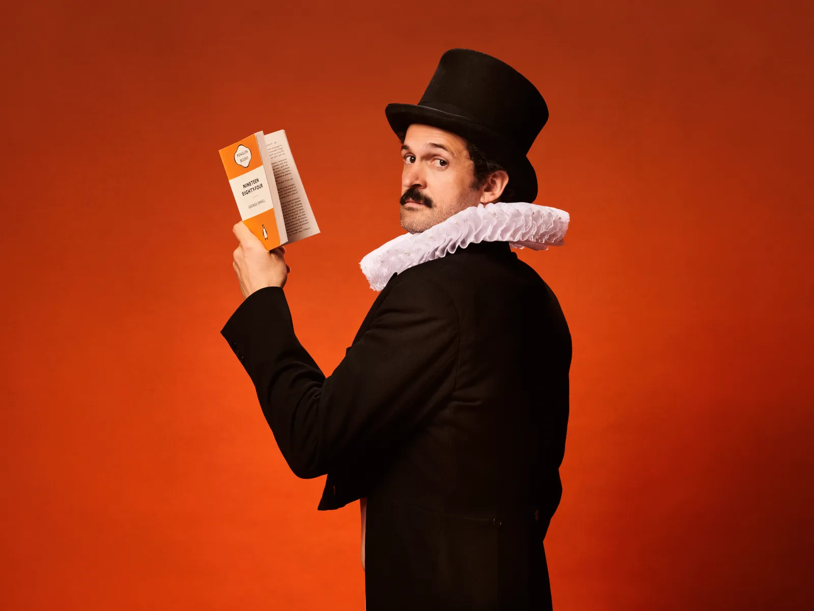 Image for article: Meet Garry Starr, the Naked Clown on a Mission to Save Literature