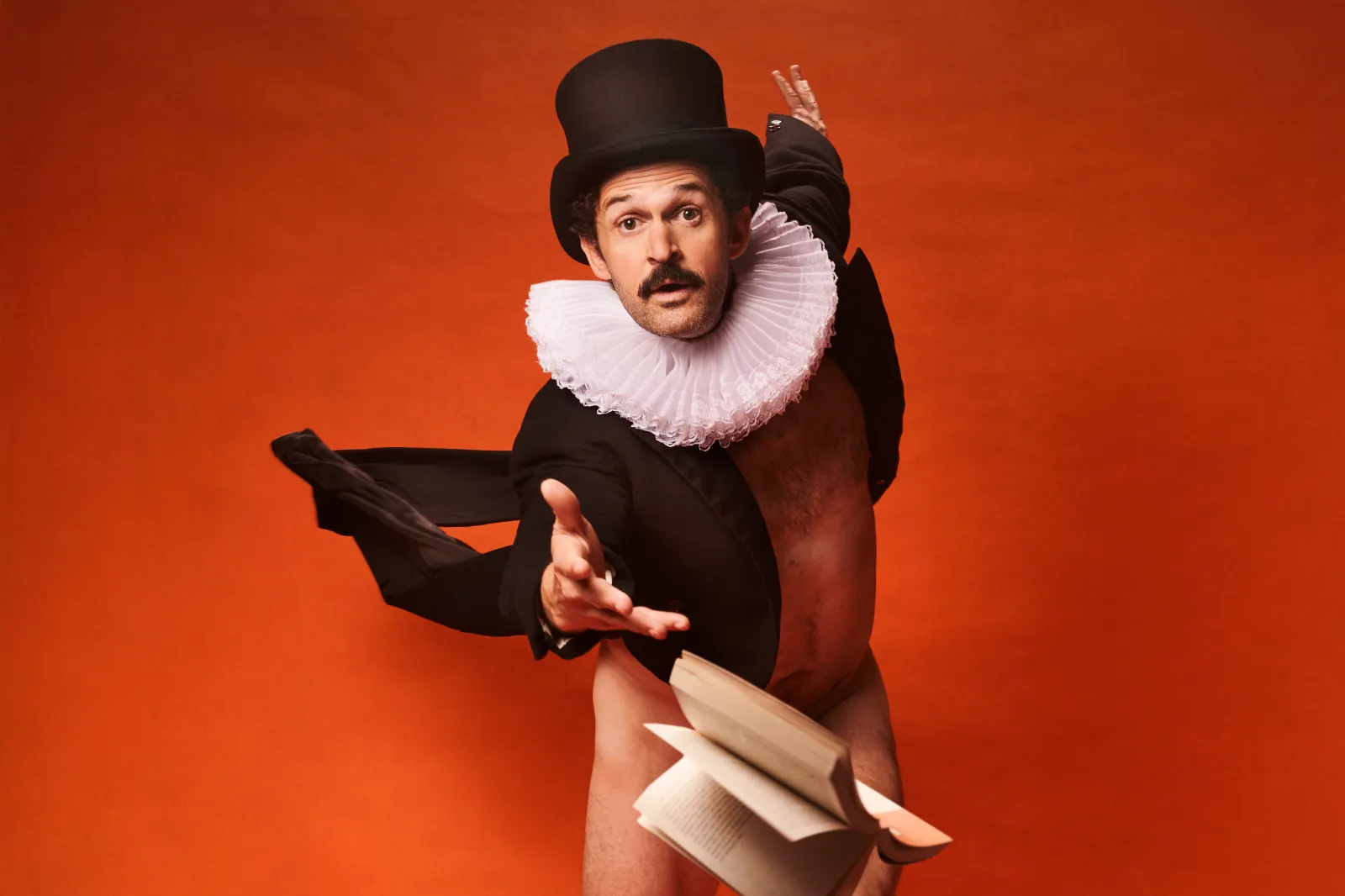 The Naked Clown Saving Literature, One Penguin at a Time