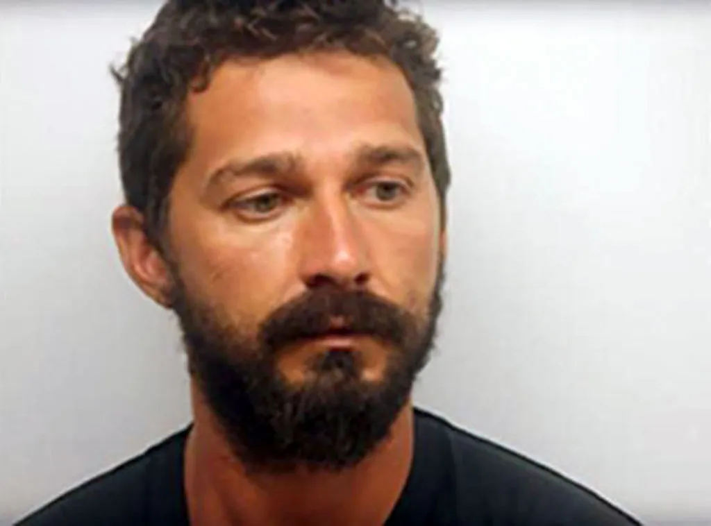 A mug shot of American actor Shia LaBeouf, following his arrest in Savannah, Georgia, in July 2017.
